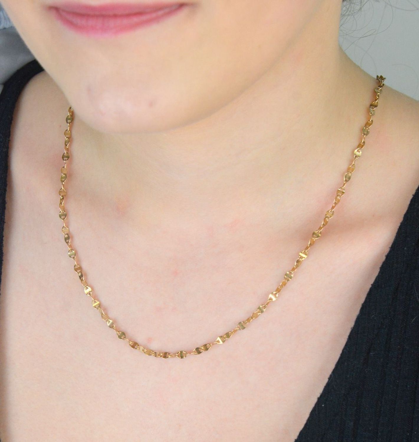 Złoty łańcuszek 333 o szerokości 3 mm DIA-LAN-3160-333 3mm (1).jpg